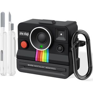 AirPods 4 Case with Retro Polaroid Camera